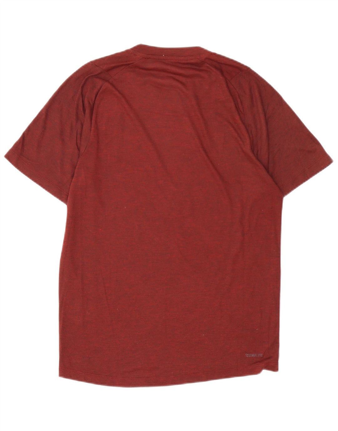 Adidas Climalite T-Shirt Top Petit Marron Moucheté