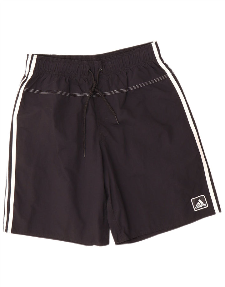 Adidas Short de sport pour homme en nylon noir moyen