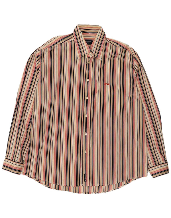 Chemise Homme MC Gregor XL Coton Rayé Multicolore