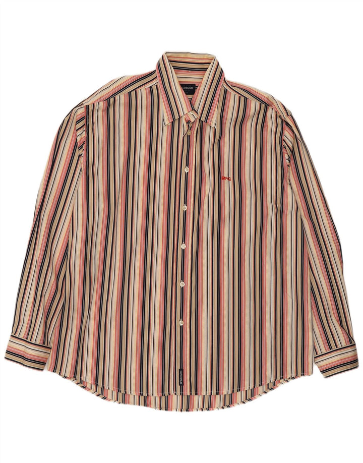 Chemise Homme MC Gregor XL Coton Rayé Multicolore