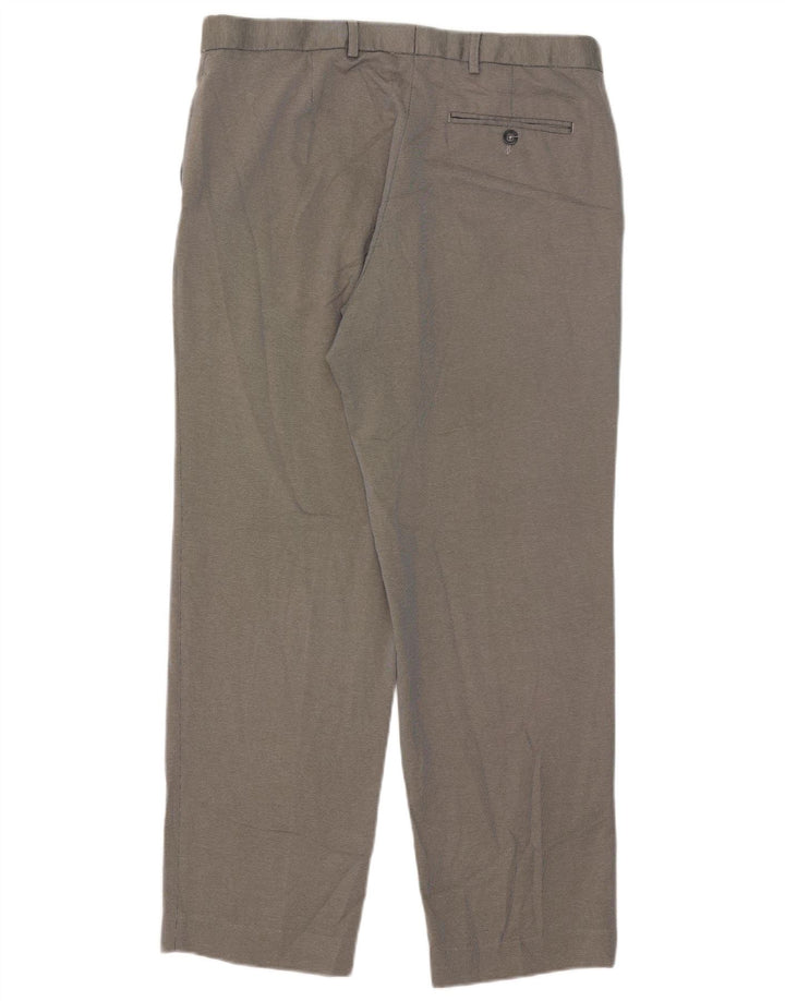 Marks & Spencer Pantalon de costume coupe classique pour homme W36 L31 Gris Polyester