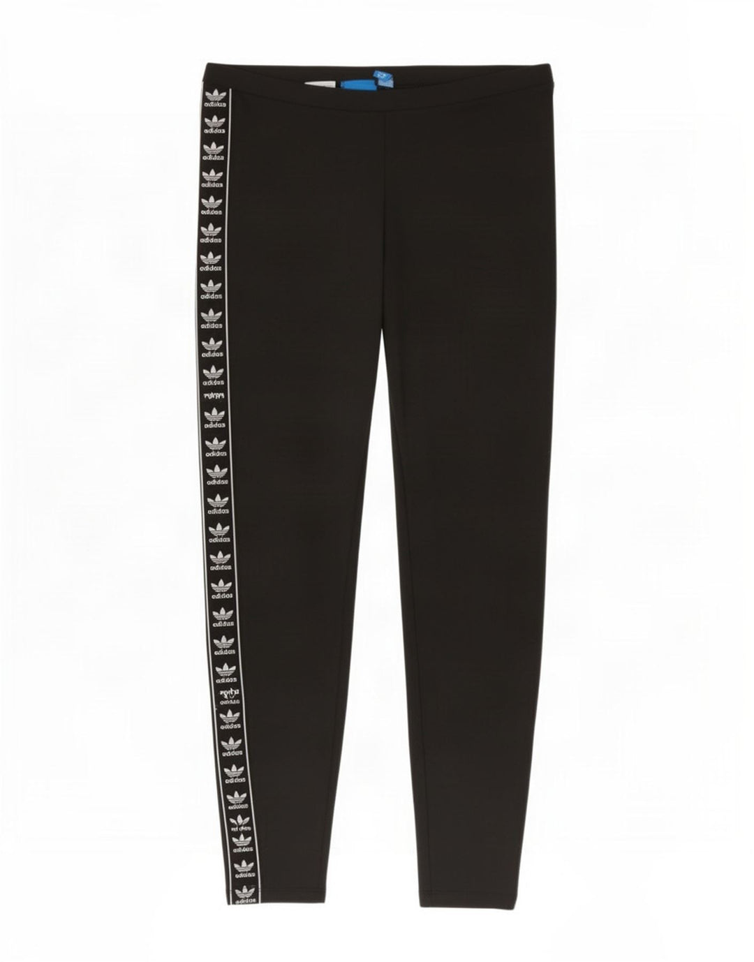 Adidas Leggings graphiques pour femmes UK 12 Polyester noir moyen
