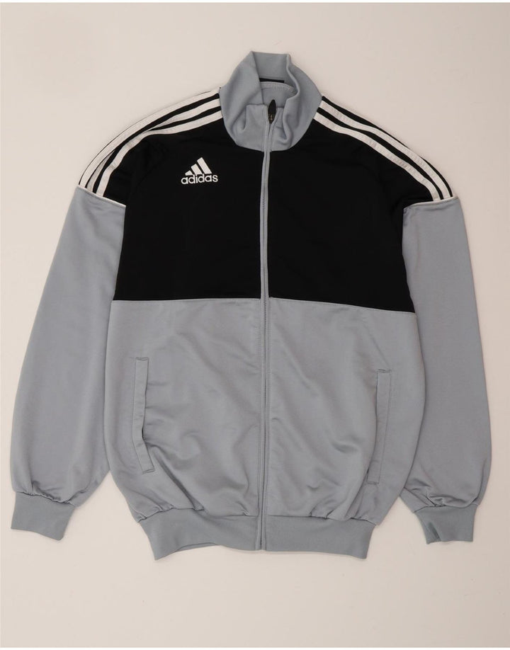 ADIDAS Veste de survêtement coupe ample pour homme UK 36/38 Petit Bleu Colorblock