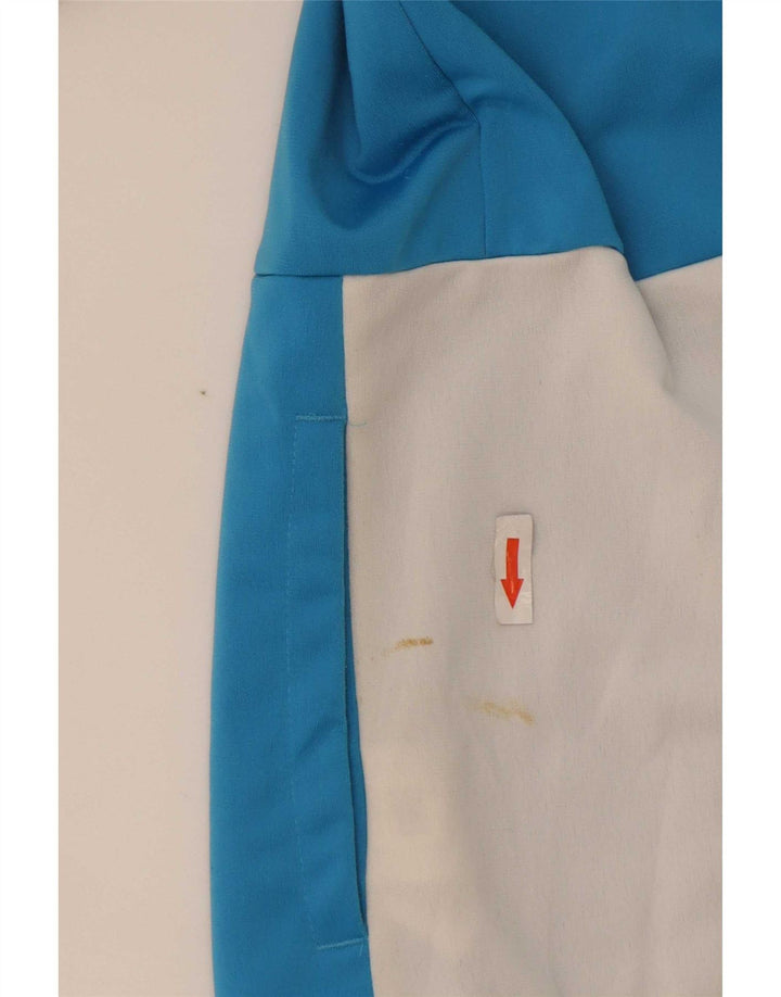 Adidas Veste de survêtement pour femme UK 12/14 Bleu moyen Colourblock
