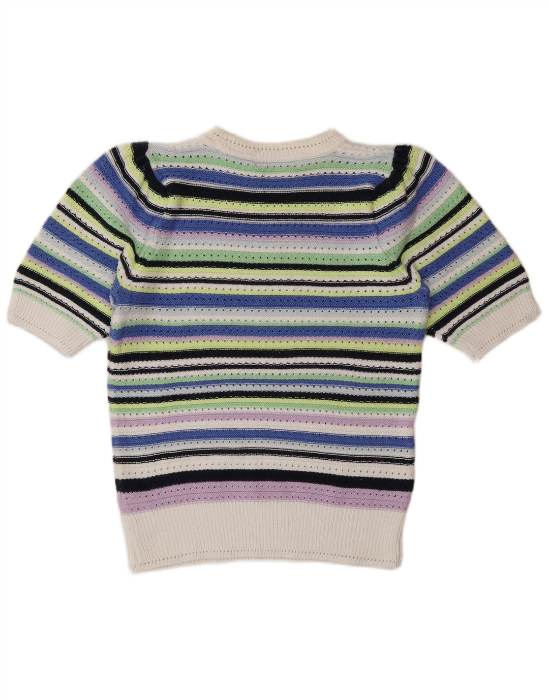 Marks & Spencer Pull ras du cou pour femme UK 10 Small Multicolore
