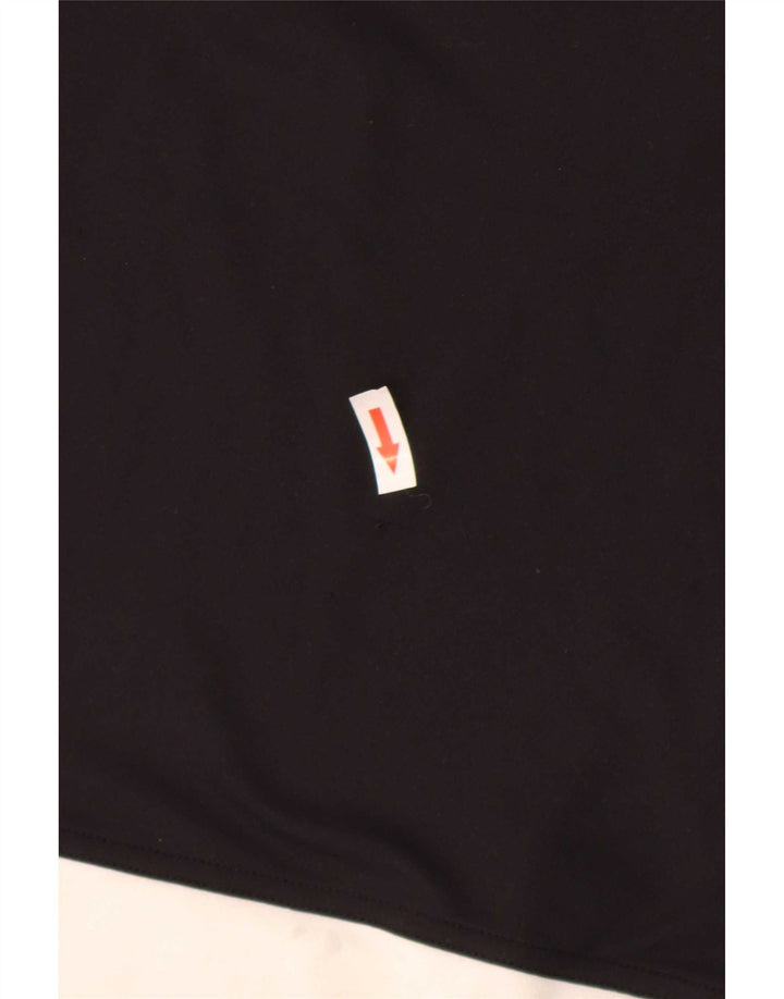 Adidas Hommes Climalite T-Shirt Top Noir Moyen Polyester