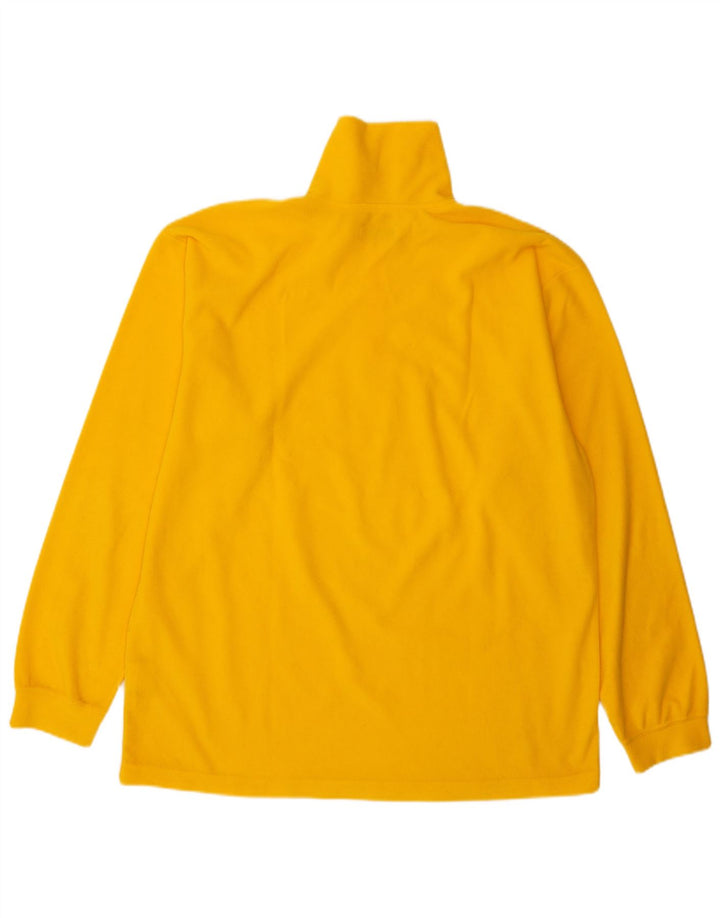 Invicta Pull polaire à col zippé pour homme 2XL Jaune Polyester