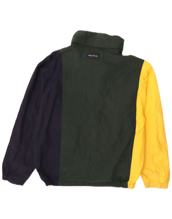 Nautica Veste réversible pour homme UK 40 Grand coton colour block multicolore