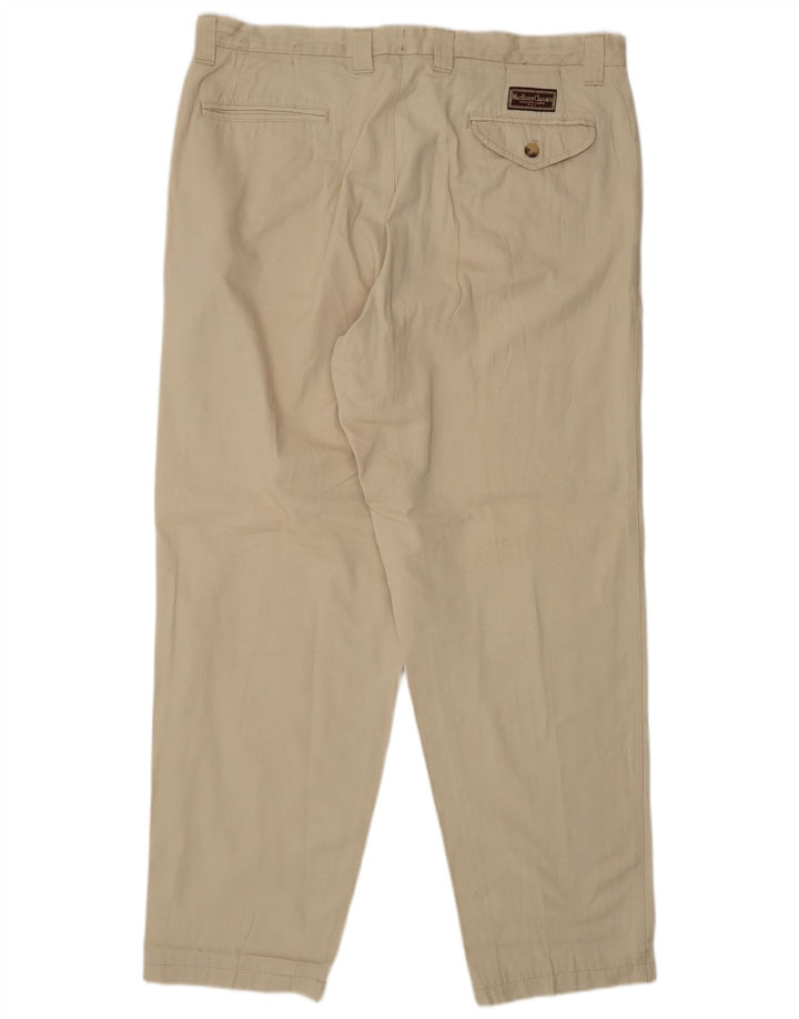 Marlboro Classics Pantalon Chino Homme EU 56 3XL W38 L30 Coton Beige