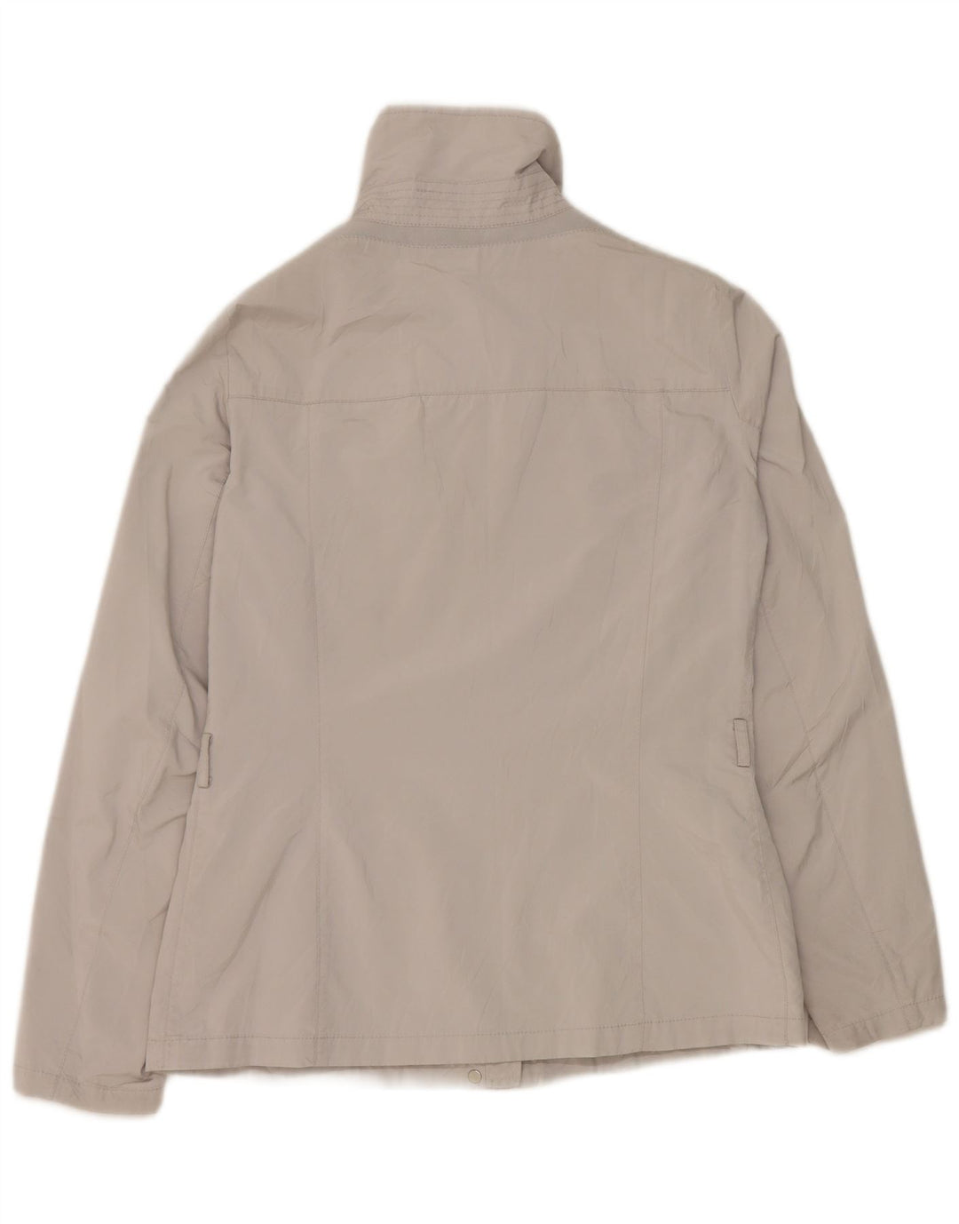 Geox Veste de pluie pour femme UK 8 Small Gris Polyester