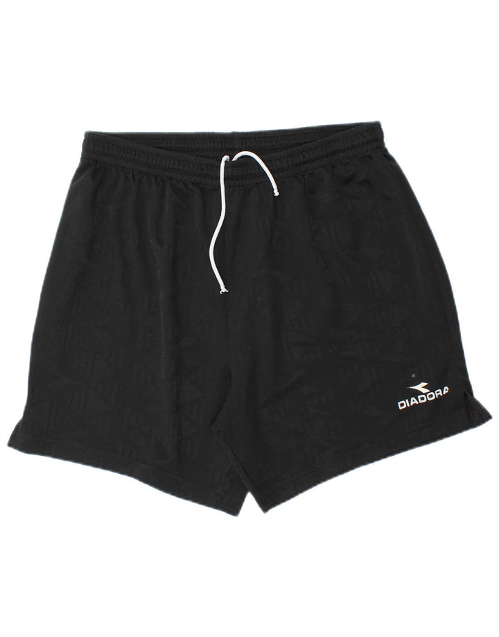 Diadora Short de Sport Homme Noir Moyen