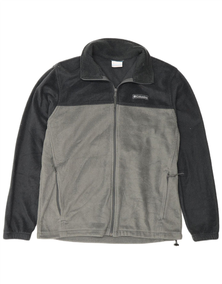 Columbia Veste Polaire Homme UK 40 Large Gris Colorblock Polyester
