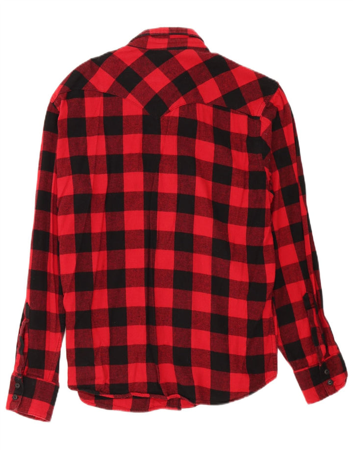 Levi's Chemise Flannel Homme Rouge à Carreaux Large Coton