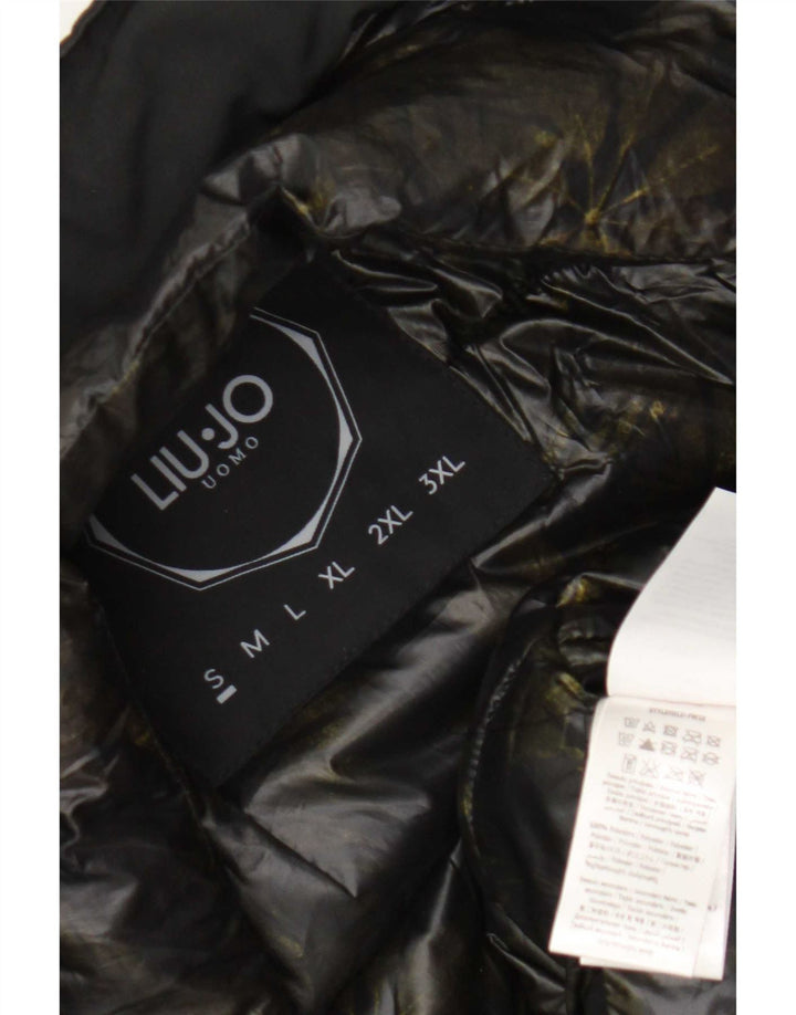 Liu Jo Veste coupe-vent militaire pour homme UK 36 Small Noir Polyester