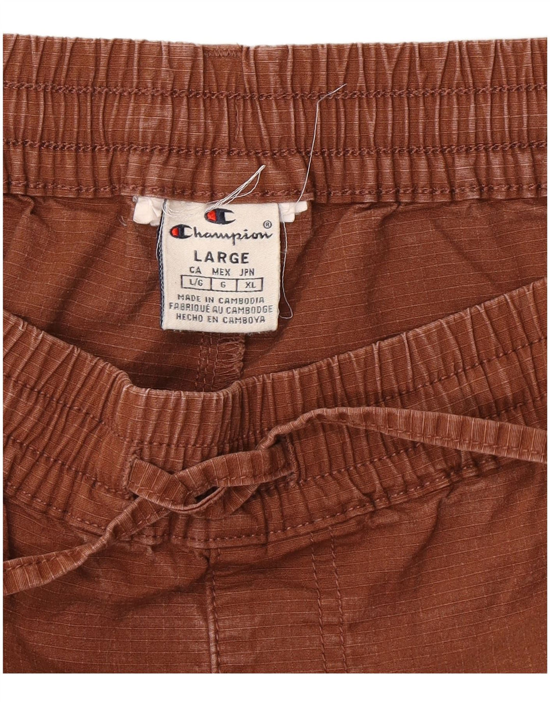 Champion Pantalon cargo de jogging pour homme Large W32 L28 Marron