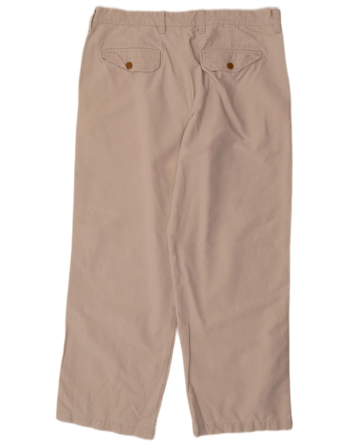 IZOD Pantalon Chino Droit Homme W38 L30 Beige Coton