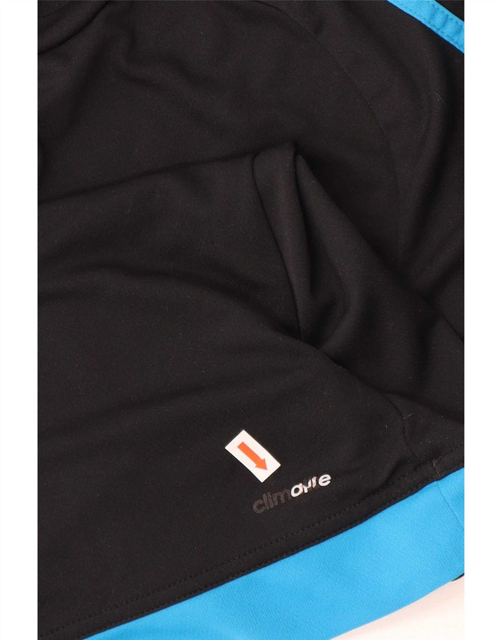 Adidas Hommes Climalite T-Shirt Haut Noir Colorblock Polyester