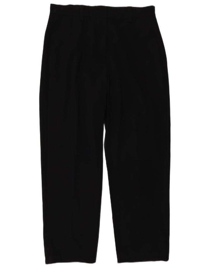 Marks & Spencer Pantalon de costume régulier pour femme UK 14 Medium W32 L29 Noir