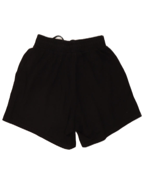 Adidas Short de sport graphique pour femme UK 6 XS en coton noir