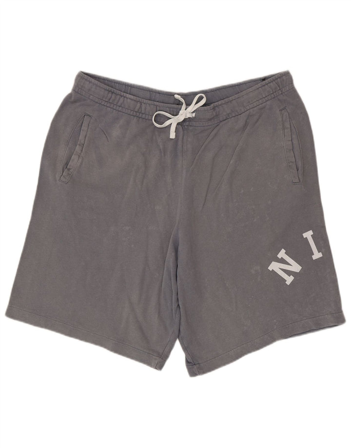 Nike Short de sport graphique pour homme XL en coton gris