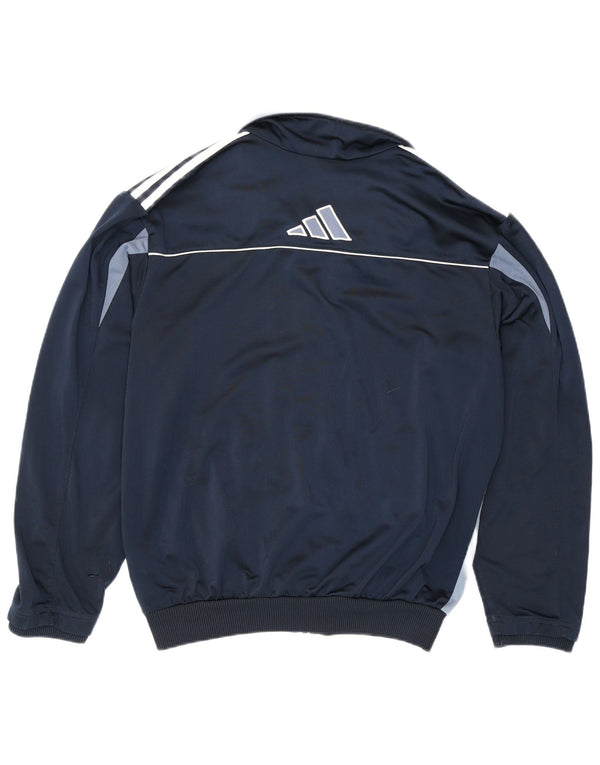 Adidas Veste de survêtement pour homme UK 36/38 Petit Bleu marine Colourblock