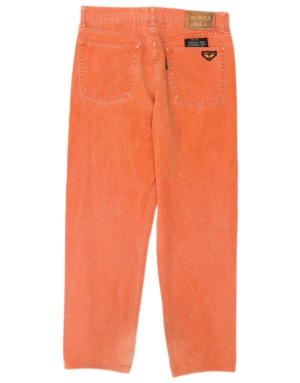 Avirex Jean droit homme W33 L29 coton orange
