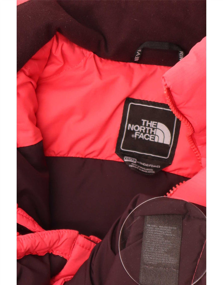 The North Face Gilet rembourré surdimensionné pour femme UK 6 XS Rose Polyester