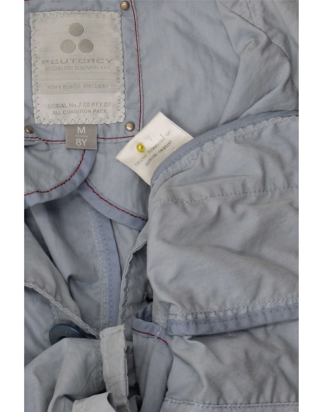 PEUTEREY Veste Utility Fille 7-8 ans Bleu Polyamide