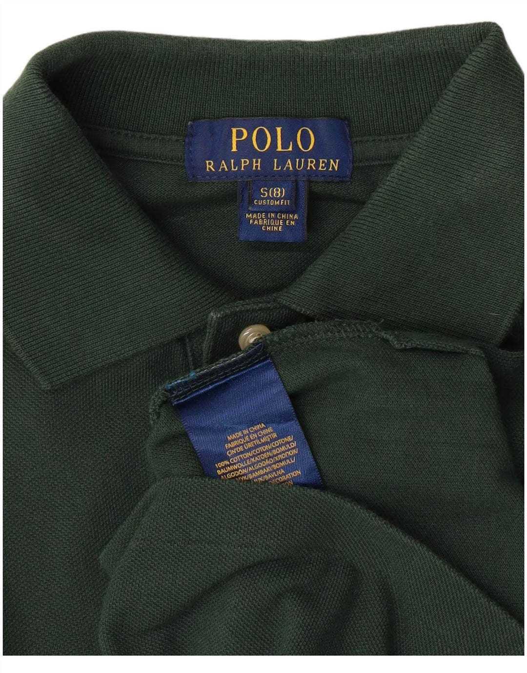 POLO RALPH LAUREN Polo sur mesure pour garçon 7-8 ans Petit Vert