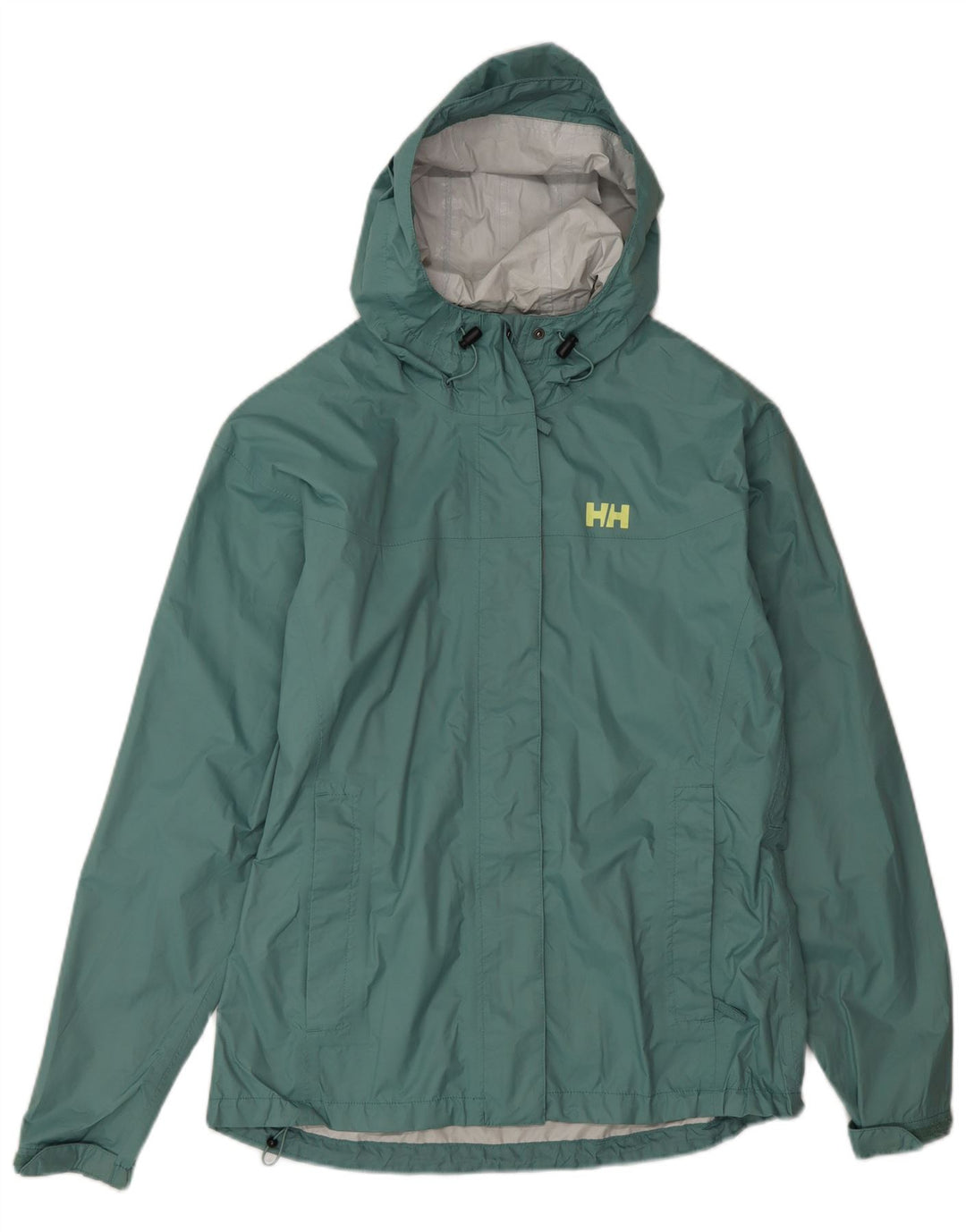 Helly Hansen Veste de pluie à capuche pour femme UK 16 Large Vert Polyamide