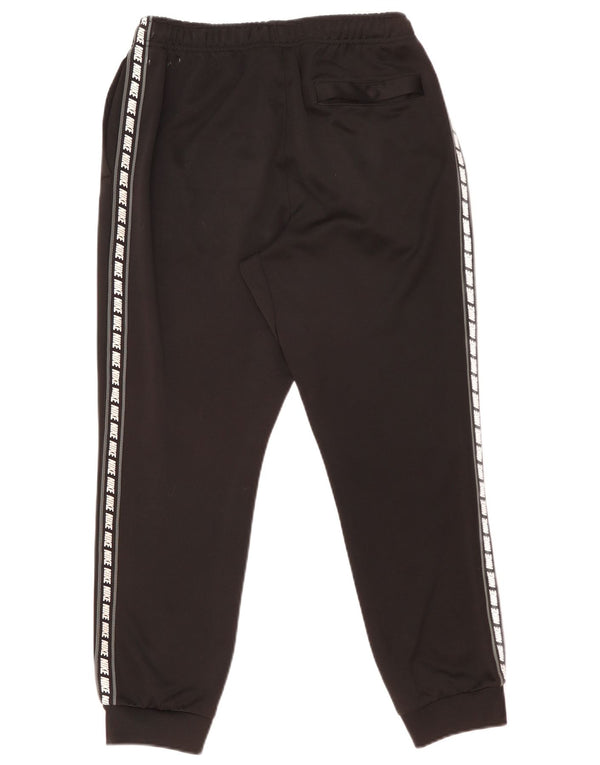 Nike Pantalon de survêtement graphique pour homme Noir moyen Polyester