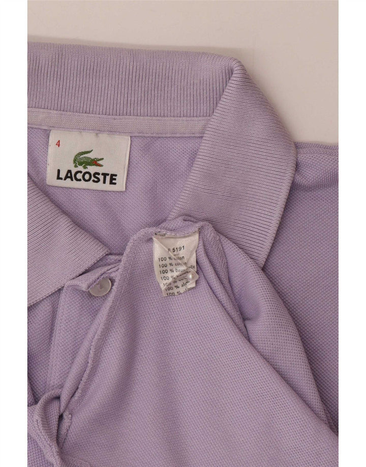 Lacoste Polo Homme Taille 4 Coton Violet Moyen