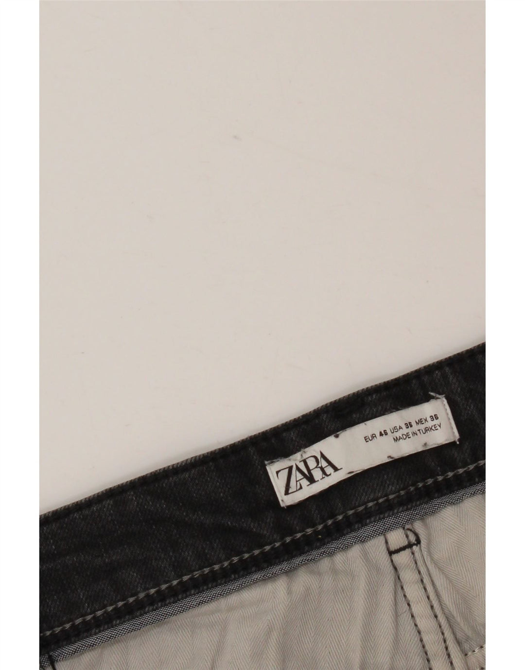 Zara Jean Slim Homme EU 46 XL W36 L30 Noir