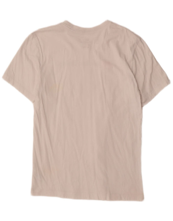 Nike T-shirt graphique pour homme en coton blanc moyen