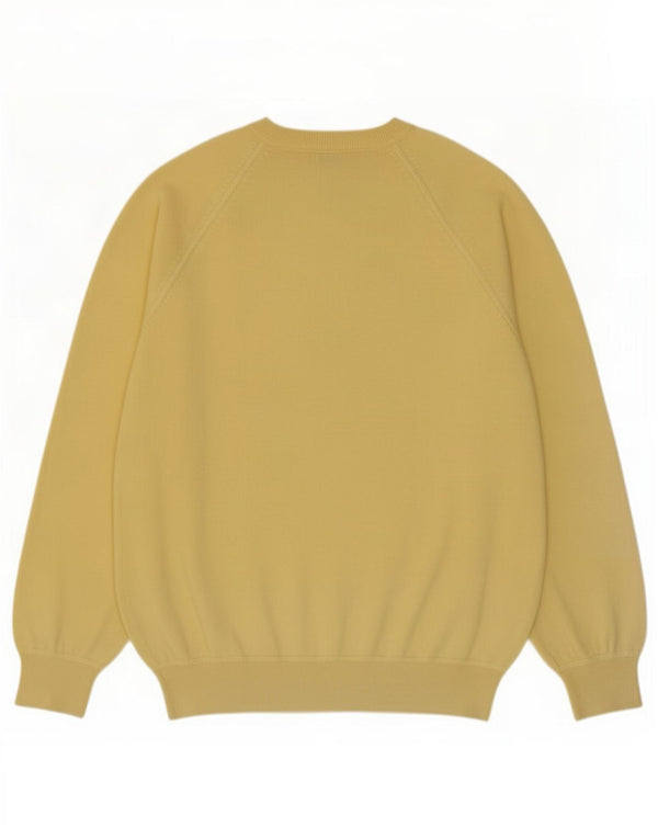 Trussardi Pull Col Rond Homme 2XL Jaune