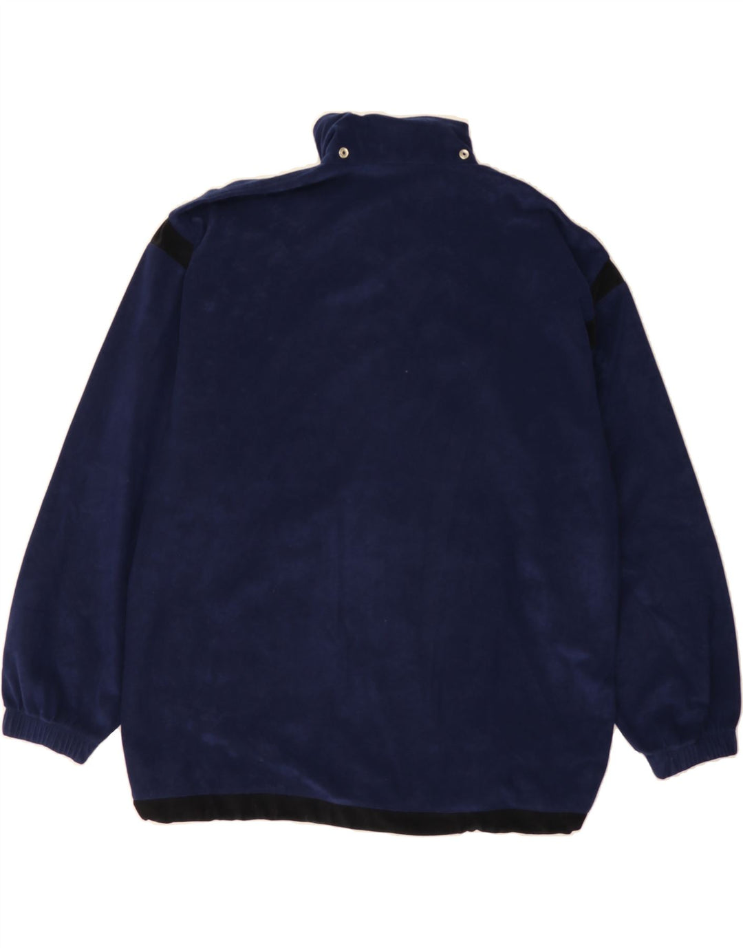 DIADORA Womens Oversized Tracksuit Top Jacket UK 14 Medium Navy Blue Vintage Diadora and Second-Hand Diadora from Messina Hembry 