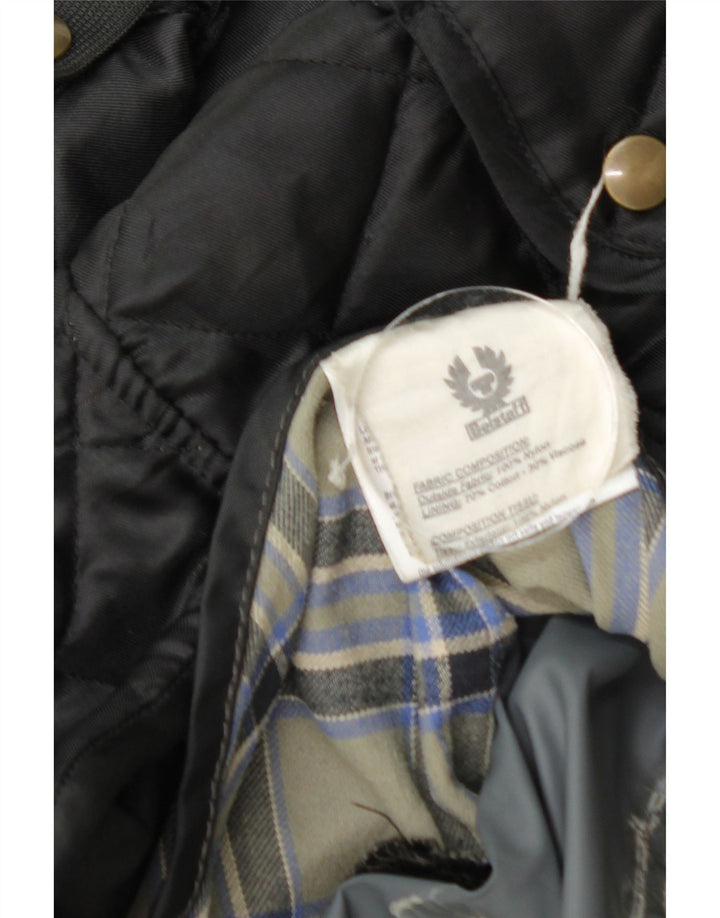 Belstaff Veste utilitaire pour homme UK 38 Medium Black Nylon