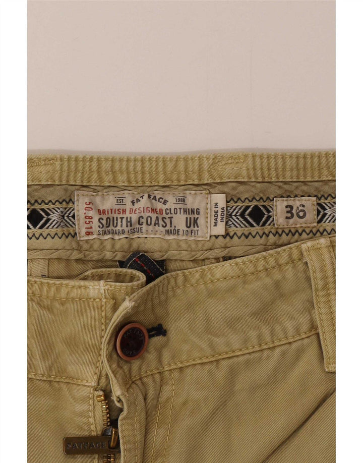 Fat Face Short Chino Homme W36 Grand Kaki Coton
