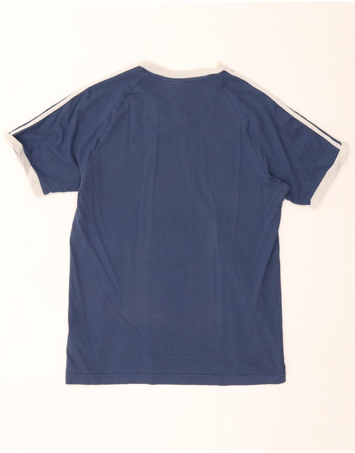 Adidas T-Shirt Homme Top Bleu Marine Moyen Coton