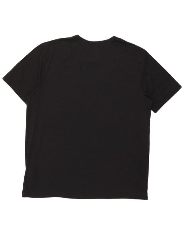Nike Hommes Dri Fit Graphic T-Shirt Top XL Noir Polyester