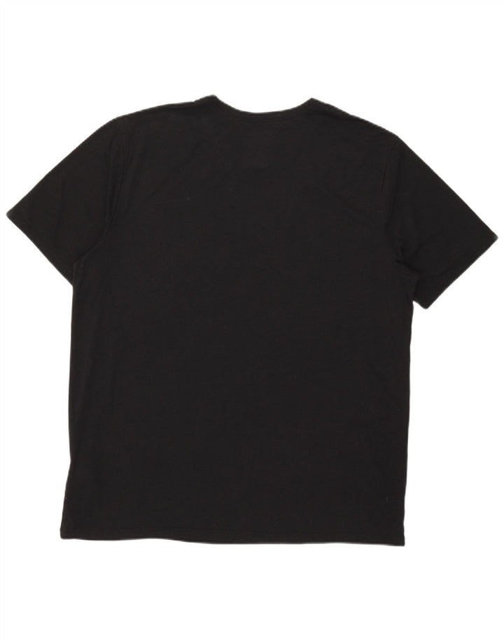 Nike Hommes Dri Fit Graphic T-Shirt Top XL Noir Polyester