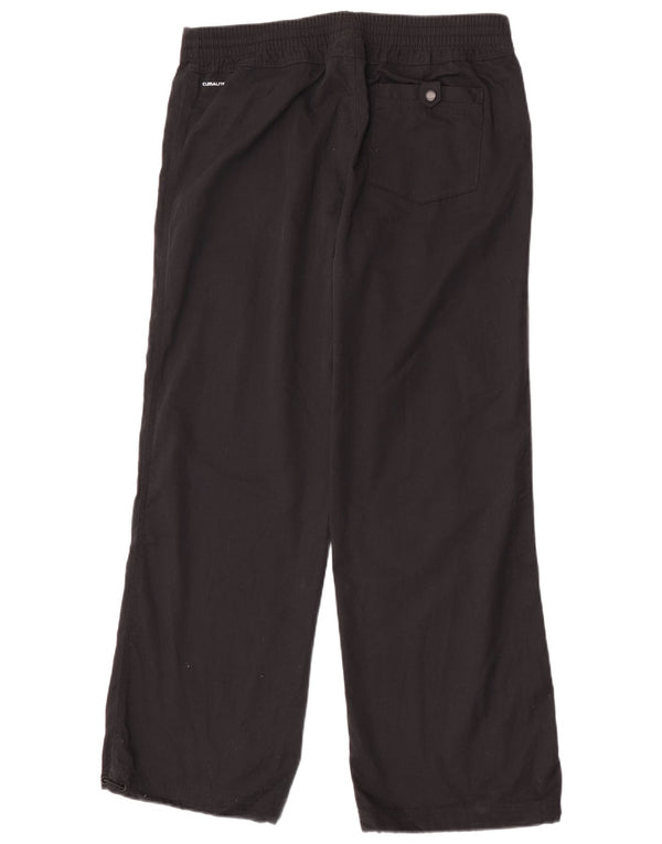 Adidas Pantalon de survêtement Climalite Wide Leg pour femme UK 16 Large Noir