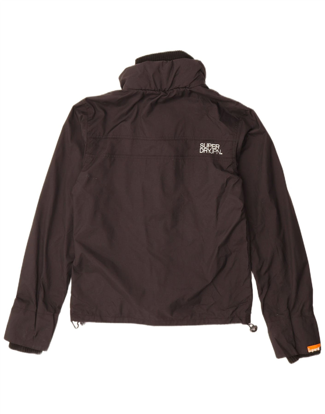 Superdry Veste de pluie graphique pour hommes UK 36 Small Black Nylon