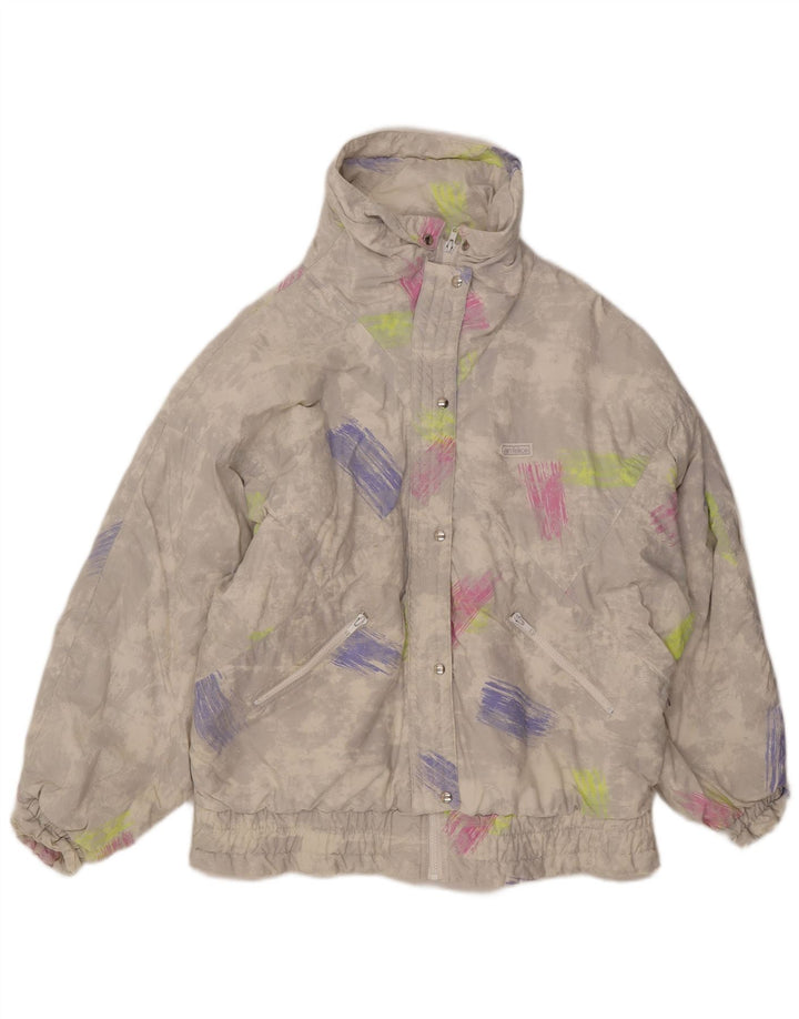 SAN FELICE Veste coupe-vent pour femme EU 40 Gris moyen Colourblock