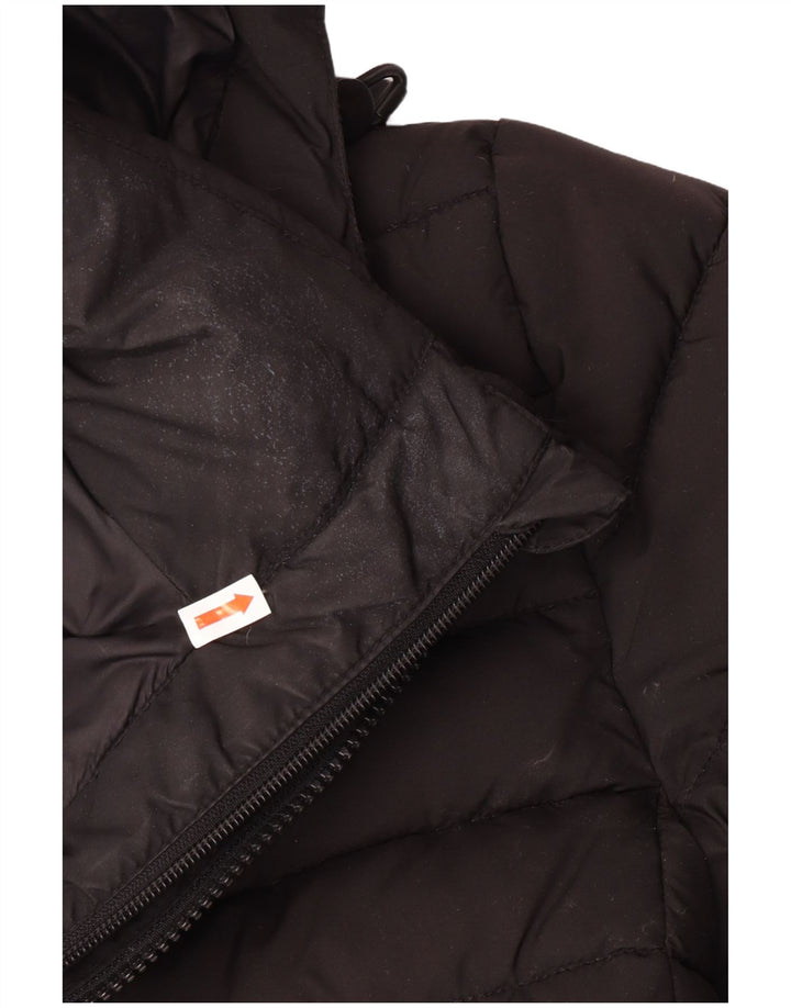 Superdry Veste matelassée à capuche pour hommes Large Noir Polyester