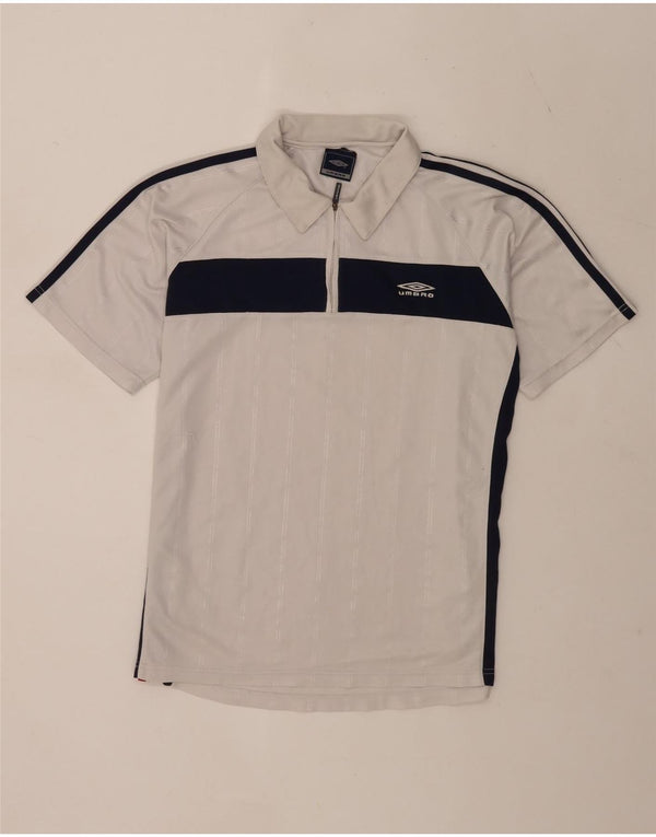 Umbro Polo Homme Blanc Medium Colourblock