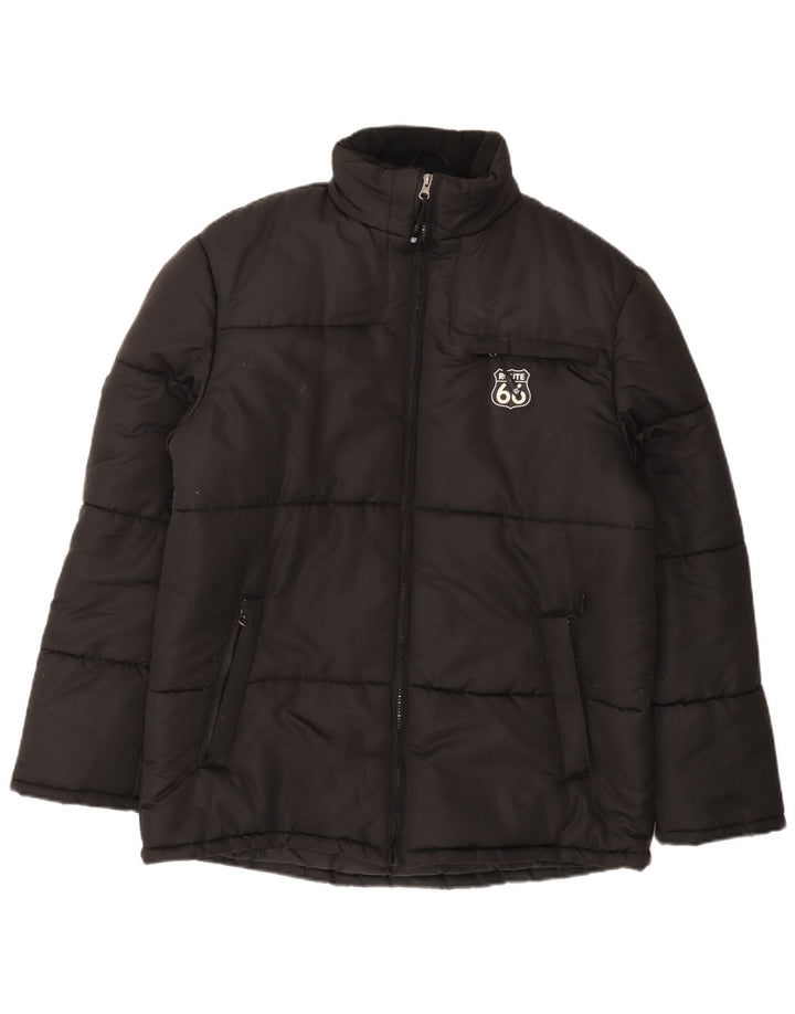 Route 66 Veste matelassée pour homme UK 38 Medium Noir Polyester