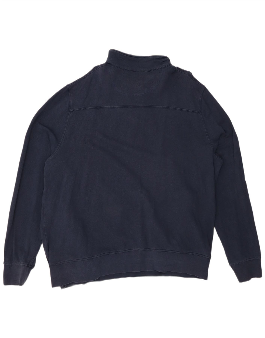 WHITE STUFF Sweat-shirt à col polo pour hommes 2XL Bleu marine Coton