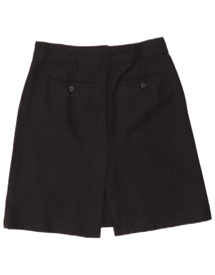 Mauro Grifoni Mini-jupe Femme IT 44 Medium W30 Laine Bleu Marine