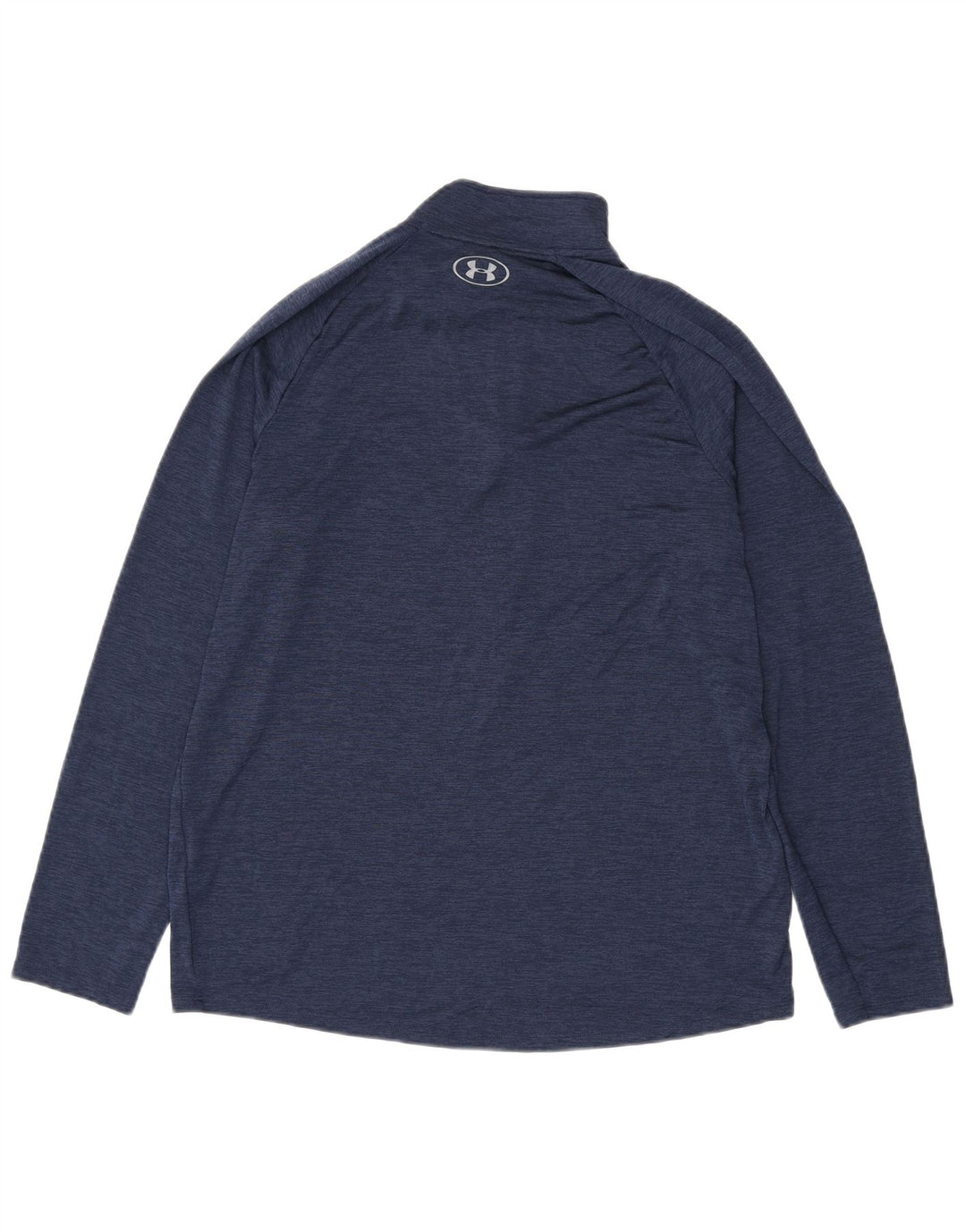 Under Armour Heat Gear Haut de survêtement à col zippé pour homme Bleu marine Taille L